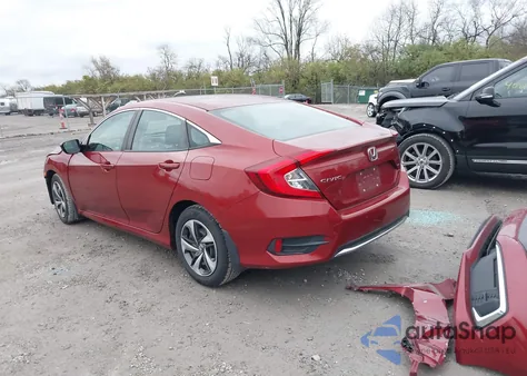2019 Honda Civic Lx из США, поврежденный, VIN 19XFC2F65KE050041